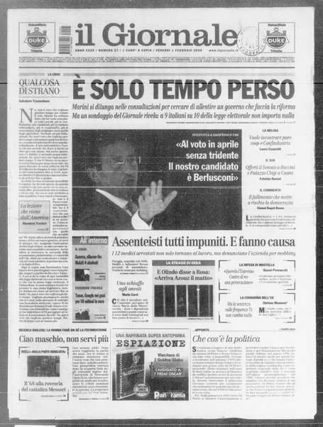 Il giornale : quotidiano del mattino